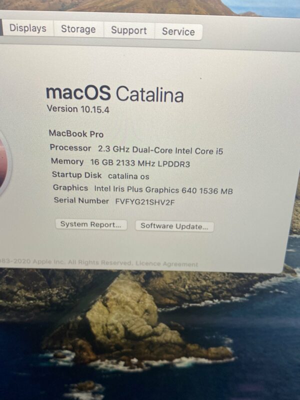 Apple MacBook Pro 13 2017 Silver Core i5 2.3Ghz 8GB 256GB SSD B Grade  Warranty